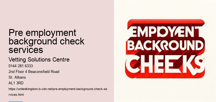 What do employers check in a background check UK?