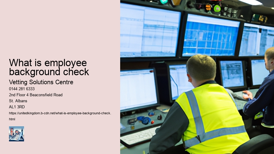 what is employee background check